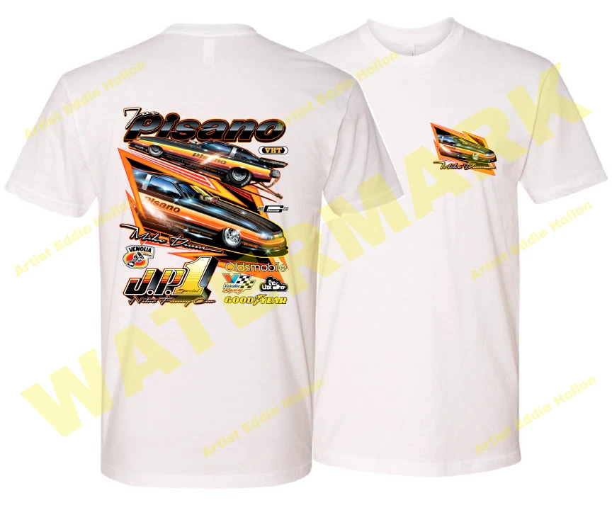 Joe Pisano Mike Dunn JP-1 Special 87 Nitro Funny Car T 恤 (287) — 第 3/4 张图片