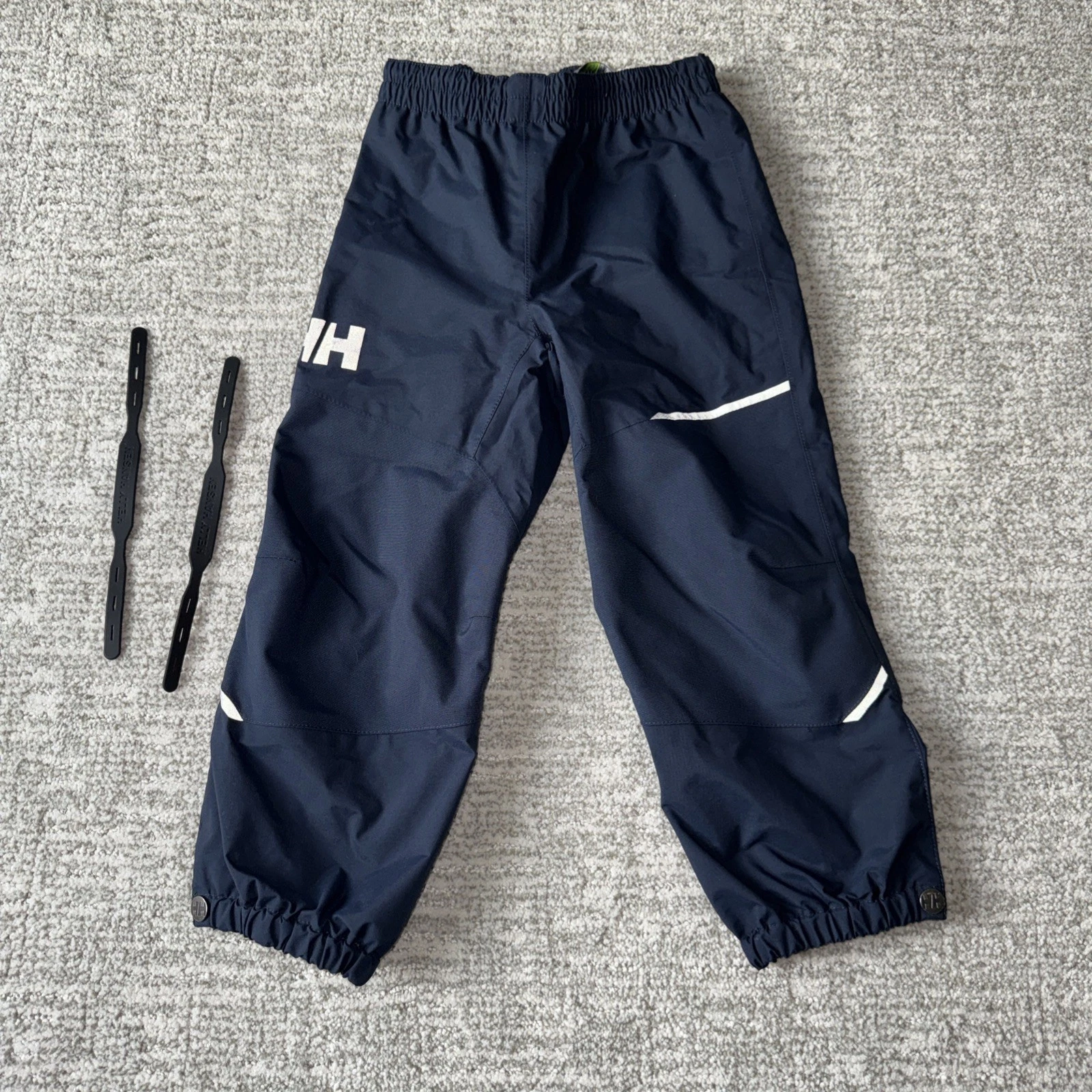Helly Hansen Waterproof Rain Pants Blue Size 104/4 Toddler Tech Performance EUC