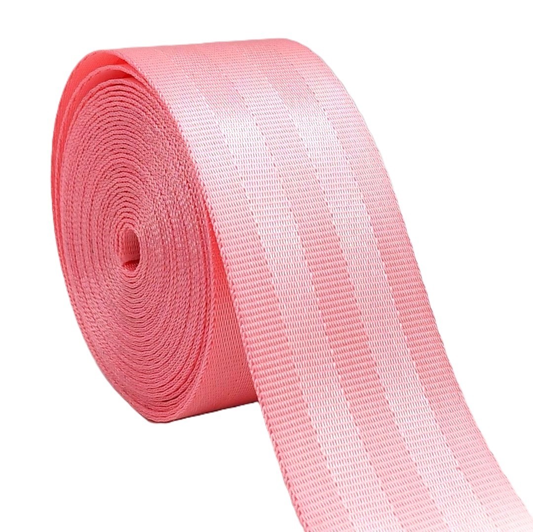 Sangle ultra résistante rose poudré 48mm AnseTendance pour sacs lourds