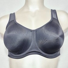 38DD SYROKAN High Impact Underwire Max Control Underwire Sports Bra Black NWT