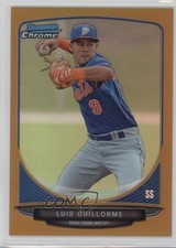 2013 Bowman Draft Picks Chrome Gold Refractor 5/50 Luis Guillorme #BDPP72 2d9