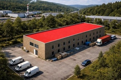 2-Story Industrial Building 3D Model DWG | Concrete Structure
