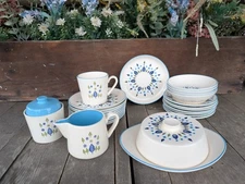 Vintage 1960’s Marcrest Alpine Swiss Chalet Miscellaneous Dining Set