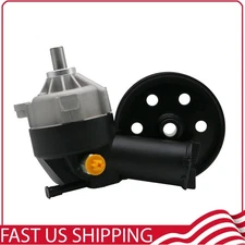 For Ford Bronco F-150 F-200 F-250 F-350 Power Steering Pump w/Pulley & Reservoir
