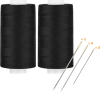 Simthread NäHgarn Quiltgarn Erschwingliches Allzweckgarn 2 Schwarz - 400 Yards/S