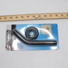 DANCO 8 in. Shower Arm and Flange, Matte Black