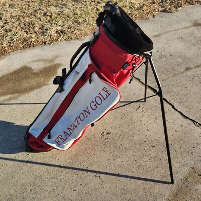 Vintage Ping Karsten FRANKTON EAGLES Golf Stand Bag 4-Way w/ Dual