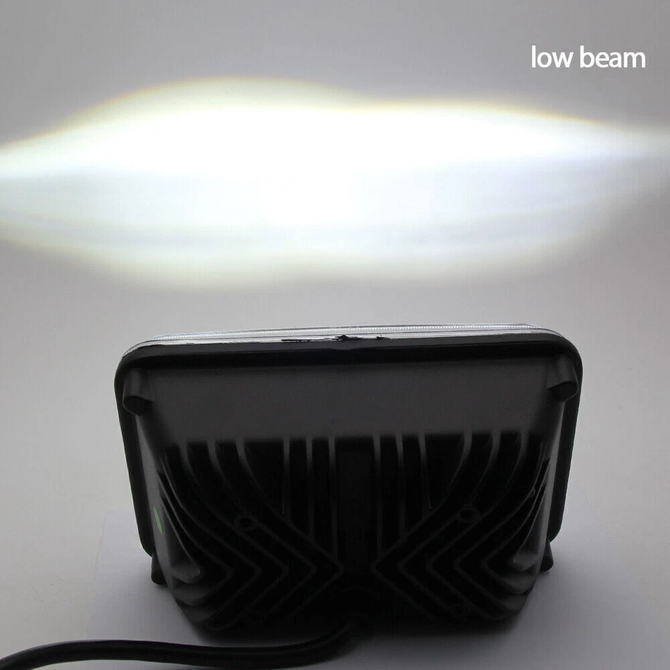 For GMC C1500 2500 3500 1982-1986 Truck 4PCS 4x6" LED Headlights Hi/Lo Beam DRL - Image 4 of 4