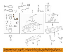 TOYOTA OEM 07-22 Sequoia Fuel System Components-Fuel Sender Unit 833200C080