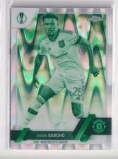 Refractor RayWave 2022 cromado UEFA Club visión nocturna Jadon Sancho/225