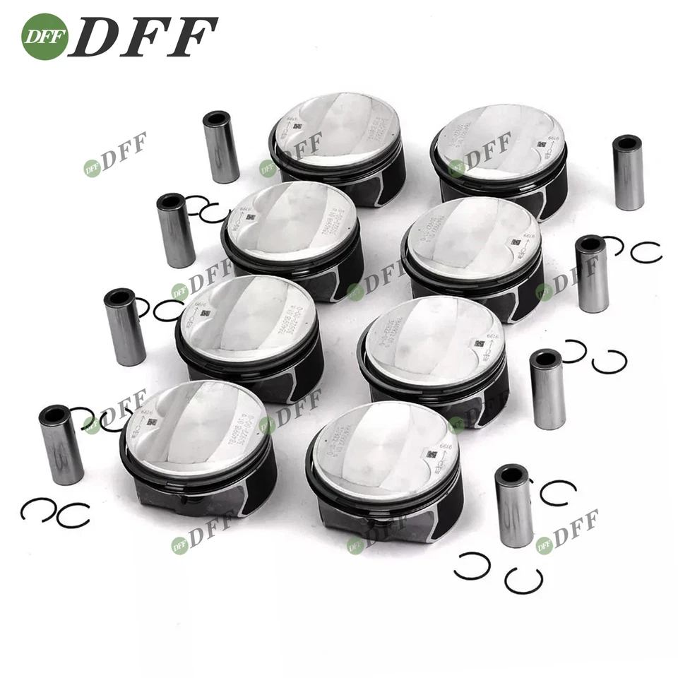 8x Piston & Ring Set STD Φ92mm For BMW M3 E90 E92 E93 S65B40 4.0 V8 11257840918 - Image 2 of 4