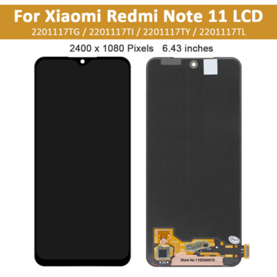 OLED For Xiaomi Redmi Note 11 2201117TG LCD Display Touch Screen
