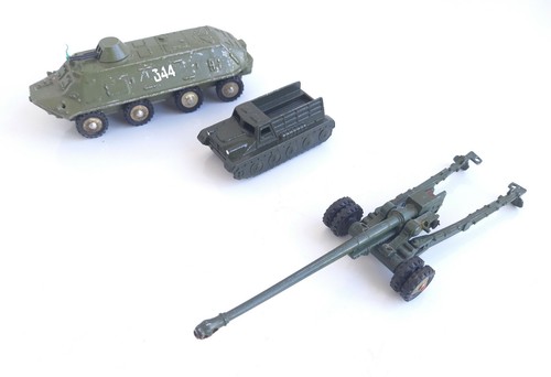 5 Soviet USSR Vintage Metal toy Military equipment - Bild 11 von 11