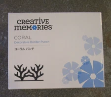Creative Memories CORAL (Reef) Decorative Border Punch - New 2025 Ltd Edition