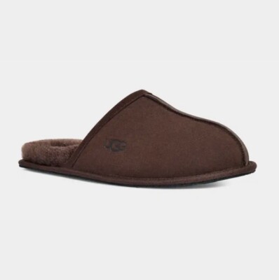 UGG Men’s Brown Suede Scuff Slippers / Size-13 Men main image 4