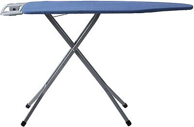 Homz 4-Leg Steel Top Ironing Board Blue Lattice Cover FREE SHIPPING