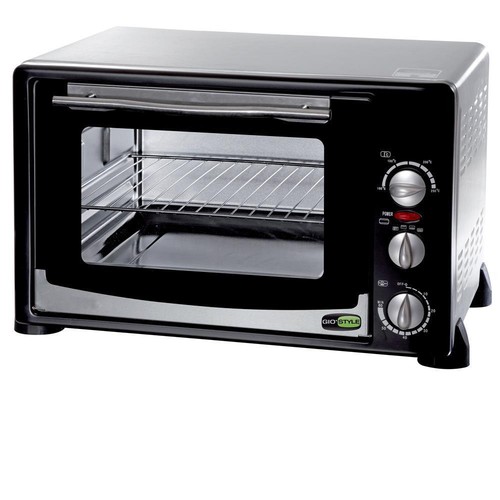 FORNO ELETTRICO DOPPIO VETRO ACCIAIO GIO STYLE FORNETTO VENTILATO PIZZA 34  LITRI | eBay