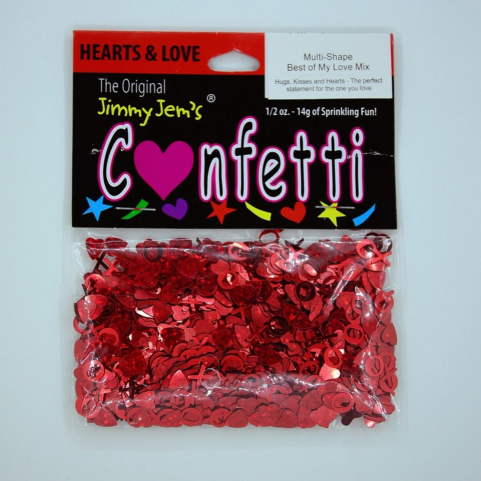 Confetti MultiForma - Lo mejor de mi amor - 2 piezas o 1/2 libras - ENVÍO GRATUITO (9227) Foto 2 de 4