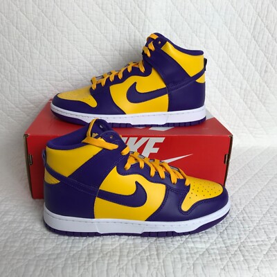 Nike Dunk High Retro Shoes Men's SZ 9.5 Court Purple DD1399-500