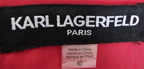 Karl Lagerfeld Womens Dress Size 10 Sleeveless Round Neck Pockets - Picture 11 of 24