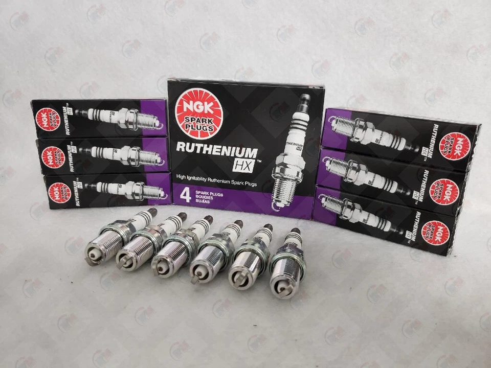 Juego de 6 bujías NGK RUTHENIUM HX TR5AHX 94567 Foto 3 de 4