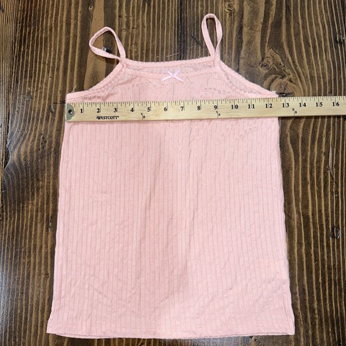 Unbranded Womens Small Ribbed Tank Top With Bow Accent - Pink - Picture 2 of 6