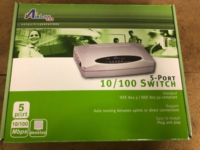 Air Link 101 ASW105 5 Port 10/100 Ethernet Switch 