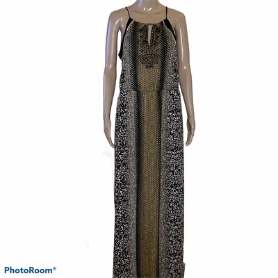Anthropologie Greylin beaded maxi dress size small | eBay