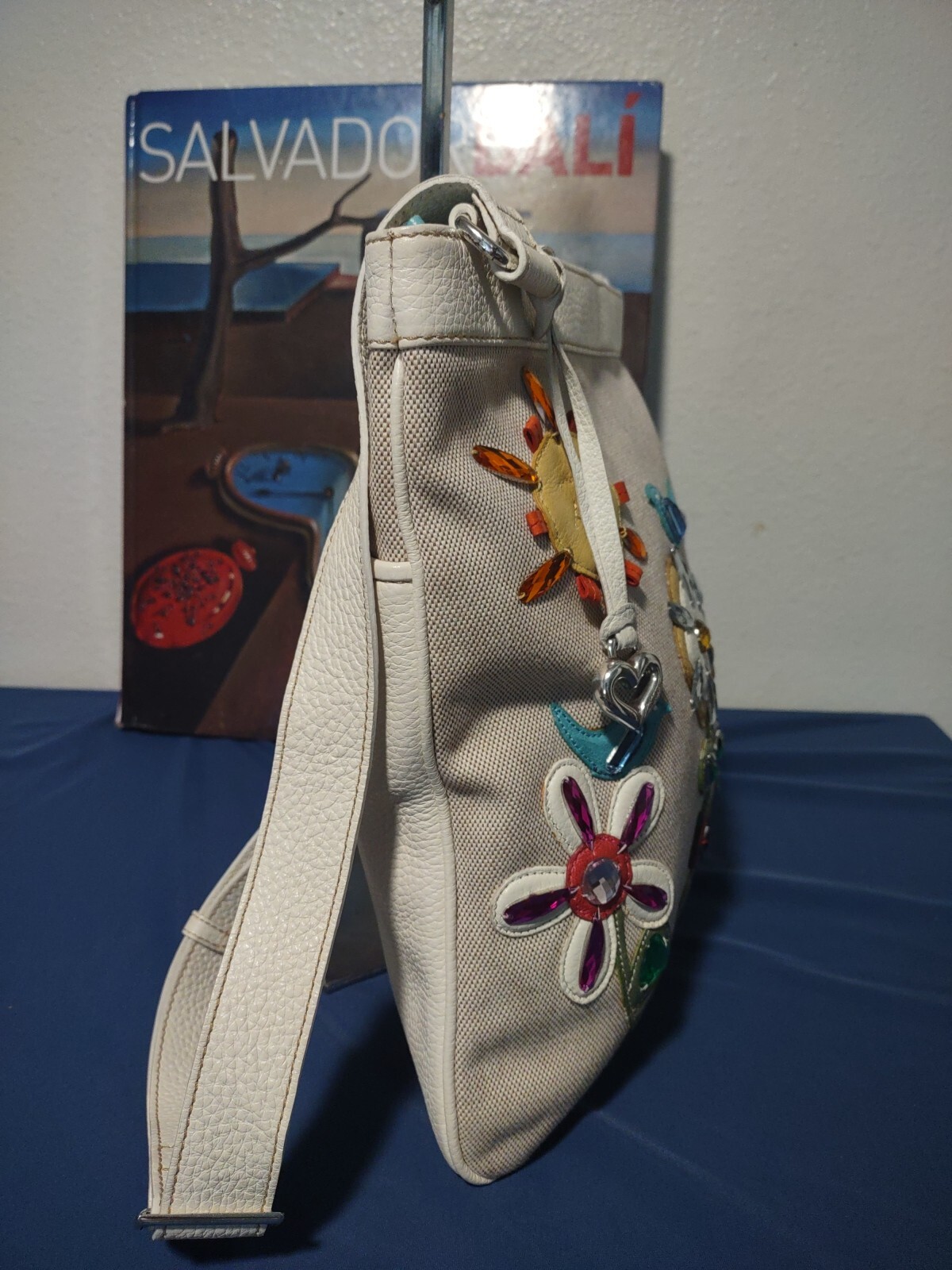 Brighton Multi Colored Rhinestone Studded Crossbo… - image 2