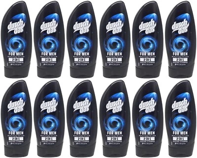 12x duschdas Duschgel FOR MEN 250ml Shampoo 2-in-1 markant herber Zitrusduft