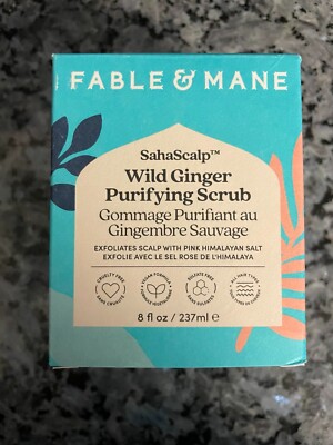 Fable & Mane SahaScalp wild ginger purifying scrub 8 fl oz