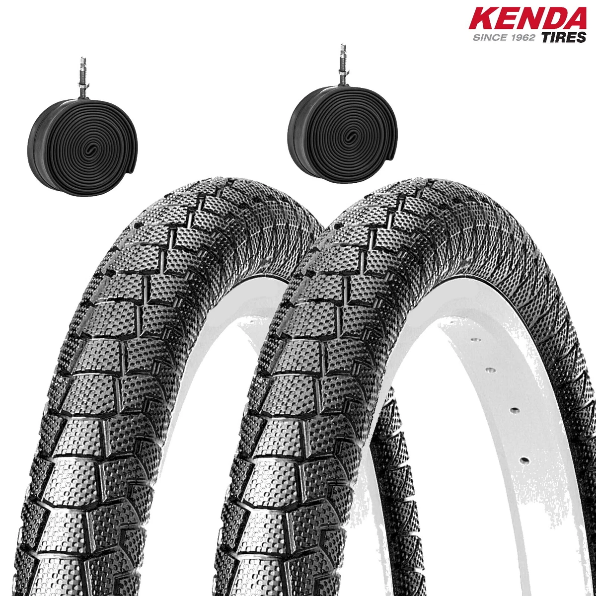 KENDA K091 Copertone Per Bicicletta - Stabilità E Grip Per Strada E Sterrato - Colore Nero