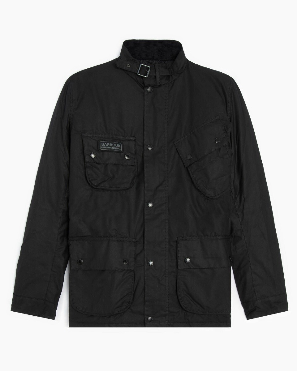 Barbour International Coloured Sl International Wax Jacket Black