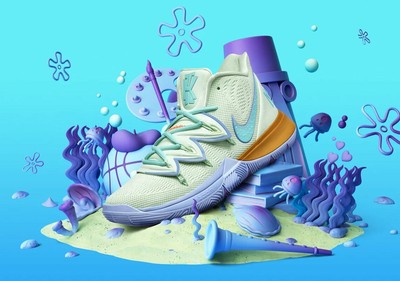Nike Kyrie Irving 5 Squidward Tentacles Spongebob Squarepants CJ6951 300  Green | eBay