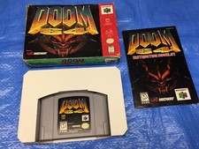 Authentic Nintendo 64 Doom 64 N64 game in Box