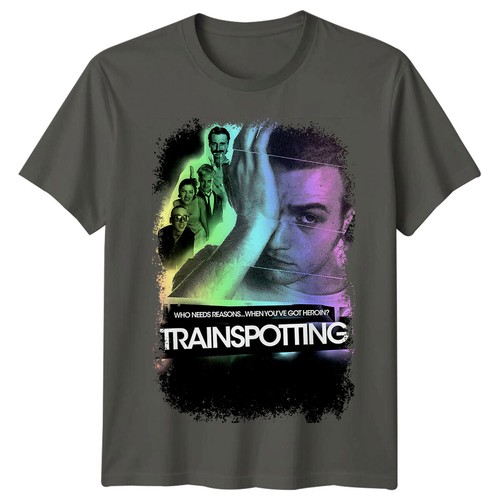 Trainspotting (1996) Movie Poster Inspired T-Shirt Retro Tee Unisex - Picture 13 of 17