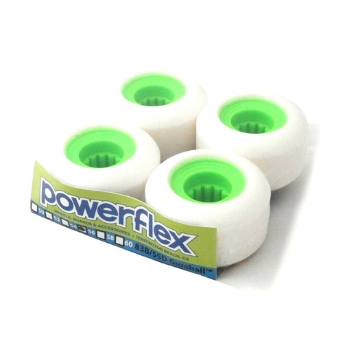 POWERFLEX GUMBALL 54mm Skateboard Wheels Black, Blue, Green, Orange, Pink, Mixed - Picture 21 of 31