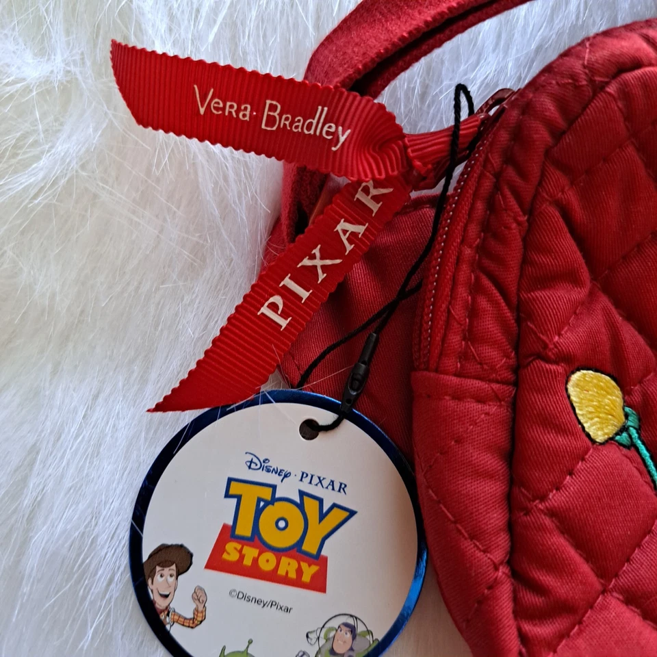 Vera Bradley Disney Pixar Toy Story Buzz Lightyear Mini Bolso Cinturón Riñonera Rojo Foto 2 de 4