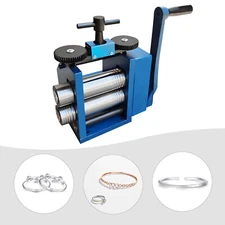 Manual Combination Rolling Mill Machine Jewelry Metal Tools Equipments NEW 75mm