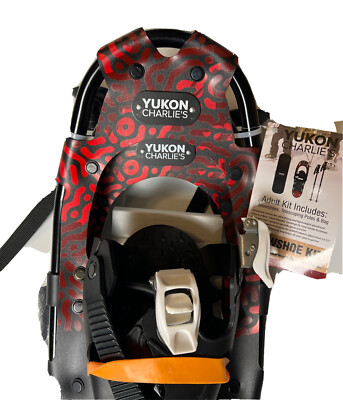 YUKON CHARLIE'S 825 Snowshoe Kit Shoes Poles Bag 150-200 lb NEW | eBay