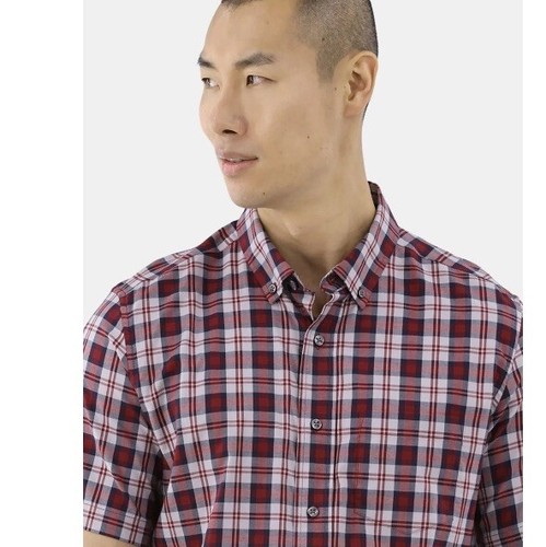 😃George size XL Short Sleeve Men Button Front Shirt W/pocket New With Tag - Picture 4 of 18
