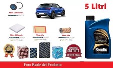 Kit Tagliando + 5 Litri Olio 5w30 per Opel Mokka 1.6 CDTi 110 136 Cv 81 100 Kw