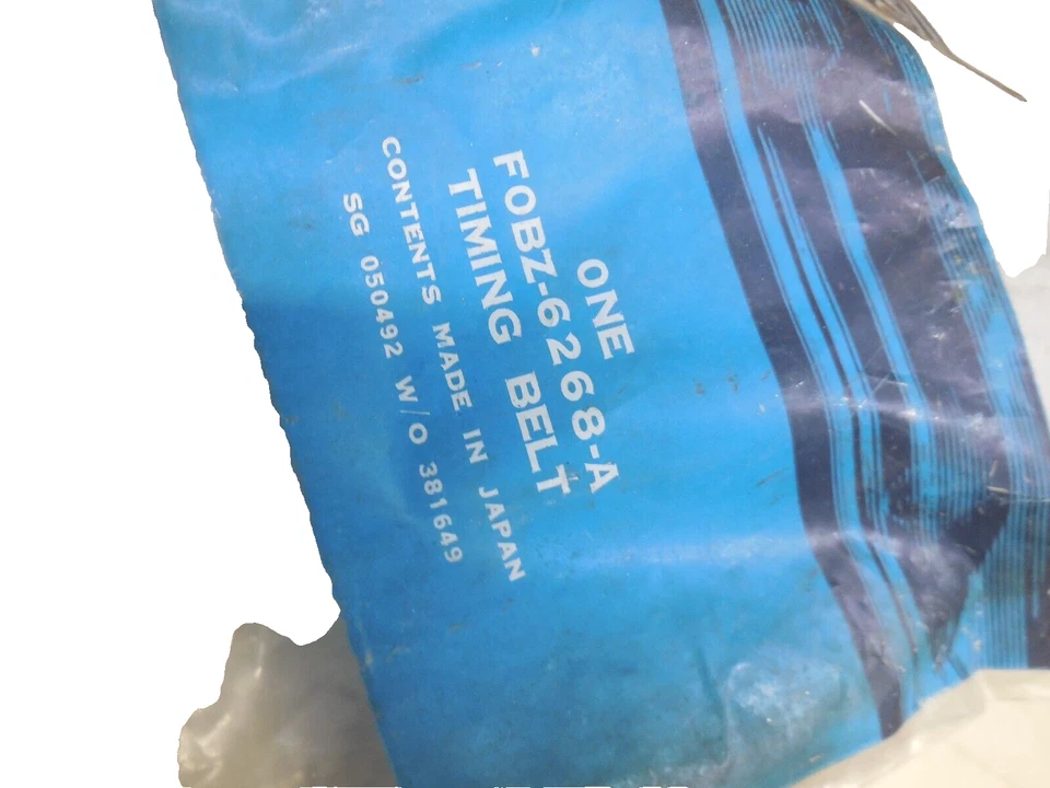 NOS 1990 1991 福特 Festiva 1.3L 定时皮带 F0BZ-6268-A — 第 2/2 张图片