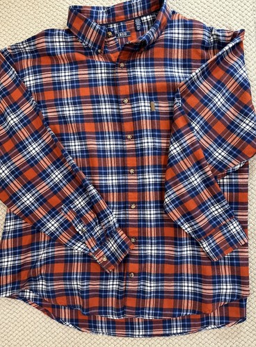 Chemise Duluth Trading Co Homme 3XLT – Motif Plaid Multicolore, Coton, Manches Longues
