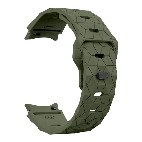 Silicone Football Pattern Strap Band for Samsung Watch 4 5 Pro 6 40/44/43/47mm - 第 23/54 張圖片