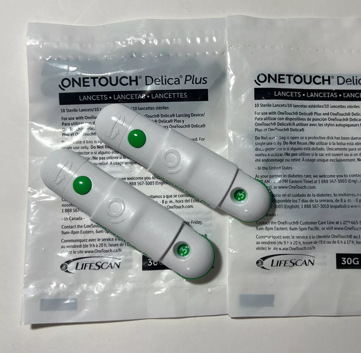 OneTouch Delica Plus Lancing Device For Diabetes Testing