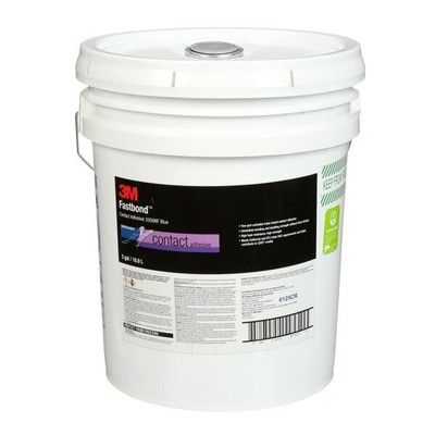 3M Fastbond Contact Adhesive 2000NF, Blue, 5 Gallon Poly Pour Spout