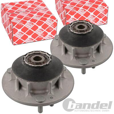 2 FEBI DOMLAGER 10mm TIEFERLEGUNG VORNE passend für BMW E81 E46 E90 E91 E39 E60