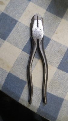 Vintage H. BOKER & CO. 8 1/2 Lineman's Pliers USA