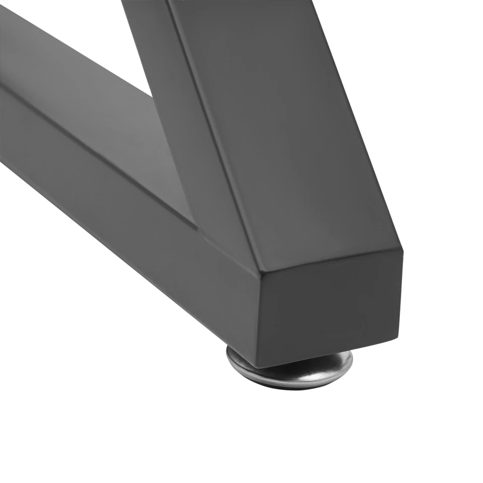 2 PIEZAS Patas de Banco, Triángulo Metal Patas de Banco, Patas de Banco con Soporte de Respaldo Foto 2 de 4